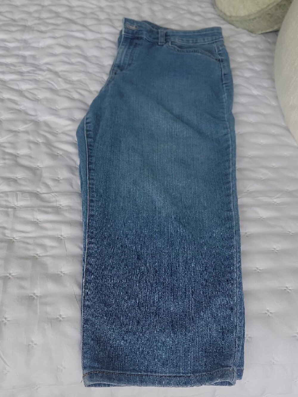 Style & Co. Women's Dark Blue Curvy Capris , Size 12 - Picture 4 of 7